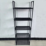 5-Shelf Adjustable Storage Shelves Heavy Duty Rack Storage Shelving Unit 66 Lbs Capacity Organizer for Kitchen,Garage,Bathroom