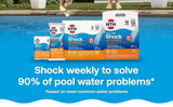 52037R Pool Care Shock Advanced Swimming Pool Chemical Cal Hypo Formula Prevents Bacteria Algae Restores Crystal 1lb (12 Pack)