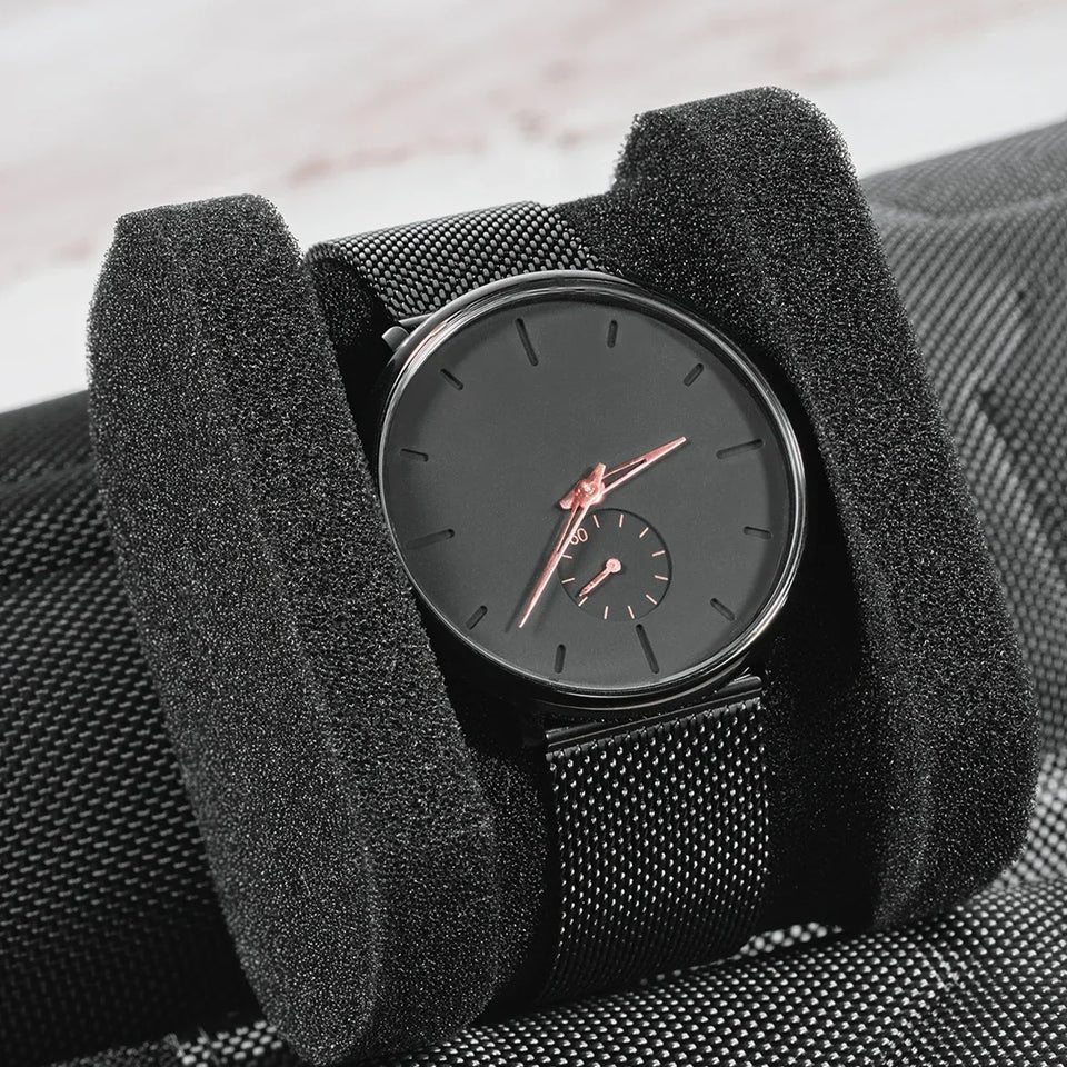 Watch Box Organizer Watch Travel Case Portable Storage Watch Display Holder for Wristwatches and Smart Watches Men Women Gift