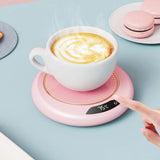 USB Coffee Mug Warmer 3 Temperature Setting Electric Beverage Warmer Coffee Warmer Plate for Hot Coffee Tea and Milk