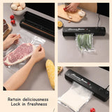Kitchen Gadgets Food Vacuum Sealer Home Sealing Machine Food Storage Plastic Bags Sealer Portable Food Preservation Machine