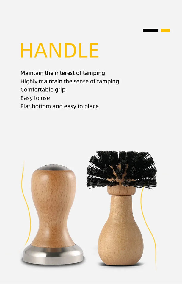 MHW-3BOMBER Coffee Filter Cleaning Brush 58mm Espresso Portafilter Basket Clean Tools Professional Home Barista Cafe Accessorie