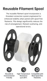 ANYCUBIC Dual-Color Silk Filament Silk Texture FDM 3D Printer PLA Filament Shine Bright Multicolor Silk 3D Printing Material
