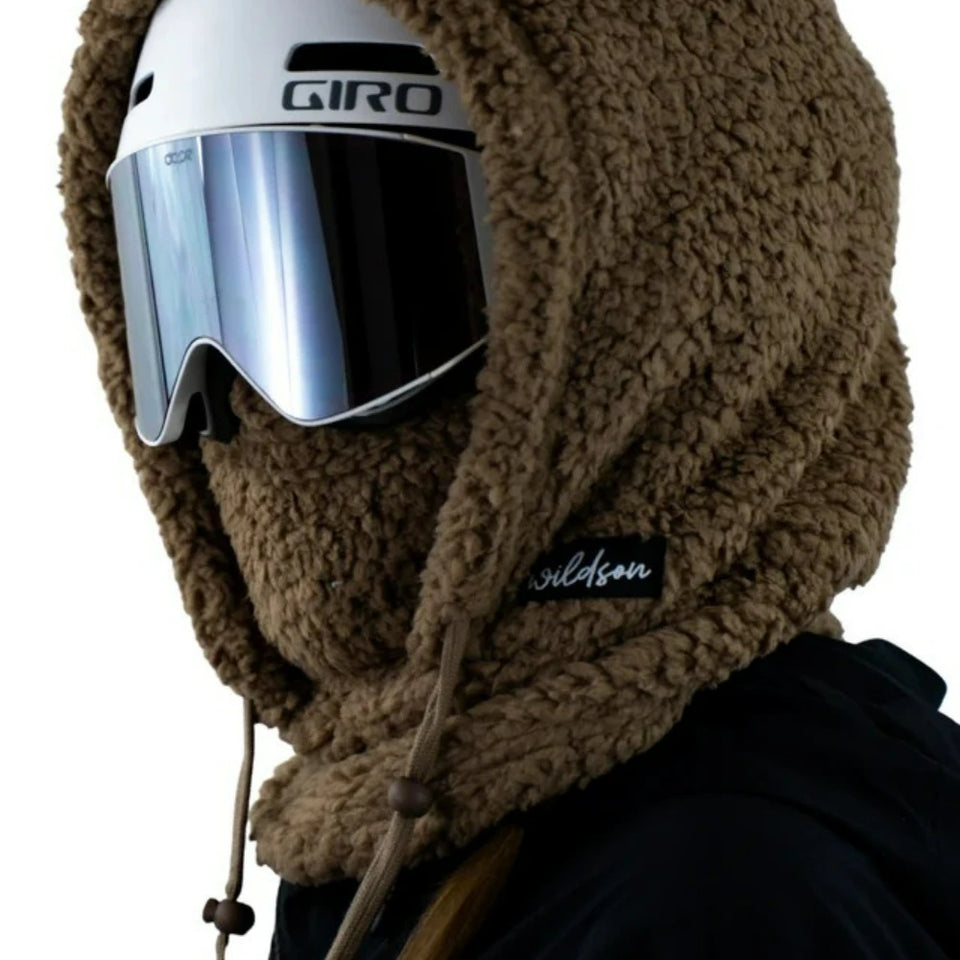 Furry Winter Ski Riding Cold Mask Warm Neck Scarf Hood Plus Velvet Thick Windproof Ear Protection Hat