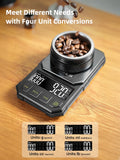 HiBREW 3000g/0.1g Digital Coffee Bean Electronic Scale with Auto Timer LED Screen High Precision Pour Over Coffee Easy to Carry