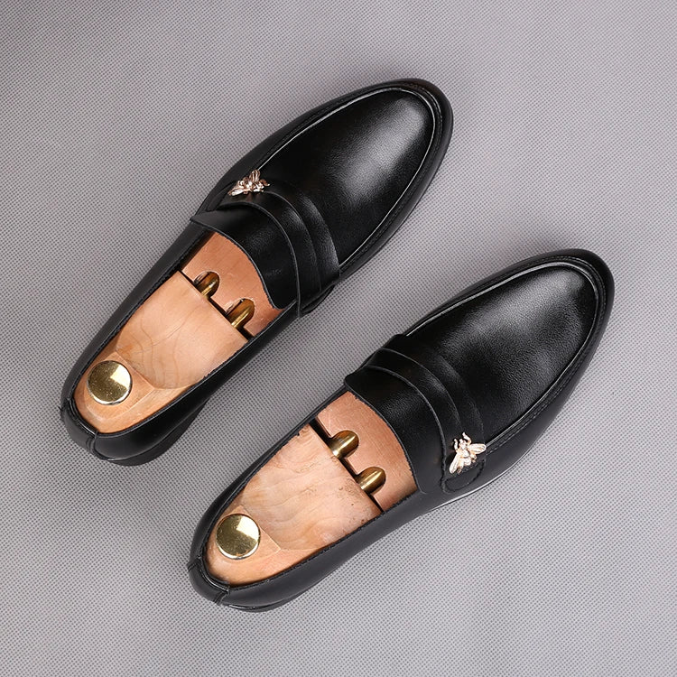 Mens Dress Shoes Formal Leather Shoe Fashion italy shoes Handmade Wedding Party Shoes Men Loafers Oxford Shoes