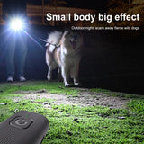 Ultrasonic Dog Bark Deterrent Device with LED Flashlight Rechargeable Pet Dog Repeller Dog Chaser for Small/Medium/Large Dogs