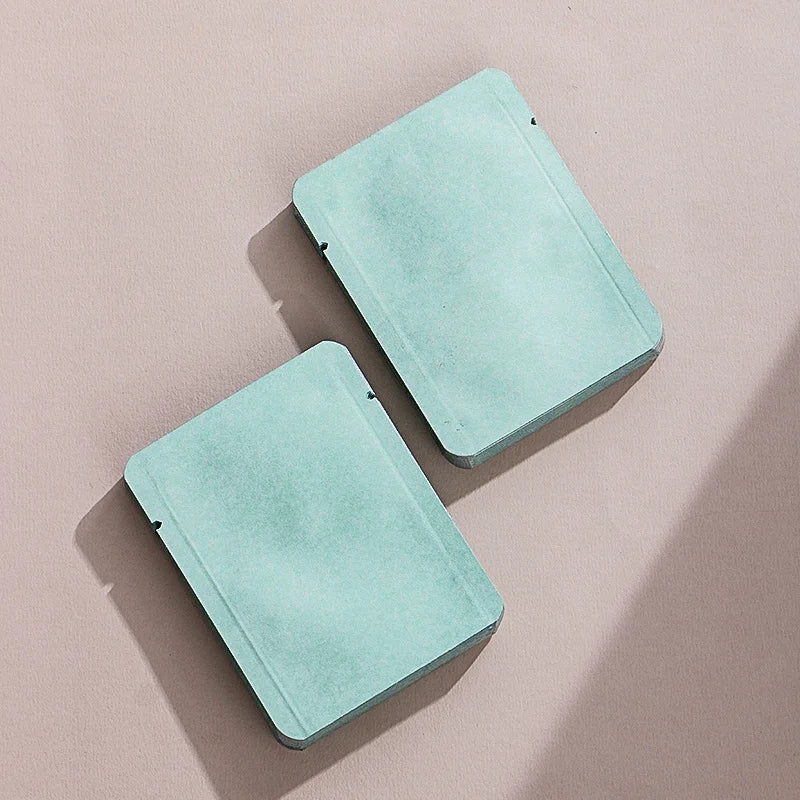 StoBag 200pcs Wholesale Cotton Paper White Packaging Bags Small Heat Sealing for Tea Coffee Powder Storage Pouches Portable