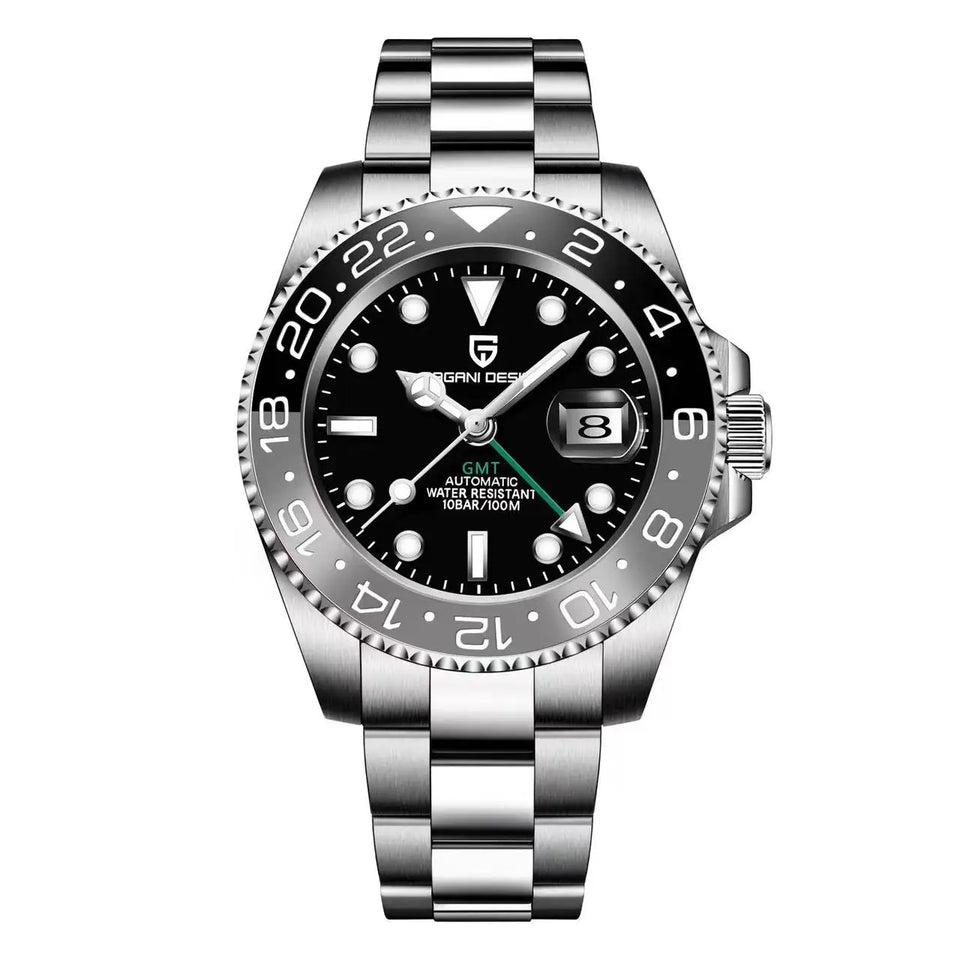 2025 PAGANI DESIGN New PD-1662 V5 Men Mechanical Watches Luxury Ceramic Bezel Automatic Watch 100M Waterproof GMT Watch for Men