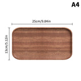 Wooden Tray Whole Piece Walnut No Splicing Wooden Serving Board Natural Cut Wooden Serving Trays Coffee Tea Trays New Tableware