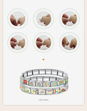 Hapiship 2025 Women's Fashion Mushroom Heart Planet Coffee Italian Charms Fit 9mm Stainless Steel Bracelet DIYJewelry Gift ZH037
