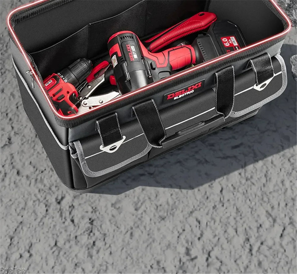 DELIXI Tool Bag Oxford Tools Organizer Professional Waterproof Bag Multifunctional Complete Toolkit Carpenter Tool Accessories