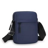 New Nylon Polyester Crossbody Bags Black Grey Blue Minimalists Tote Bag Long Shoulder Strap Travel Storage Bag For Men Women