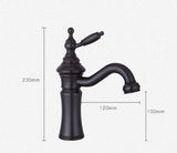 Chrome Basin Faucet Brass Black 360° rotatable basin faucet European-style Hot and Cold mixing faucet Brushed