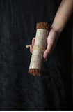 Tea mat, pure handmade plant table runner, pure cotton, thick coarse dry soaking, retro wabi-sabi tea ceremony accessories