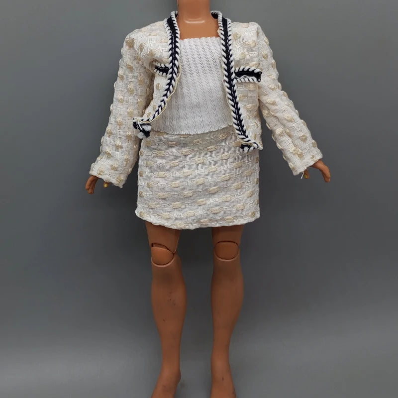 Kids Fancy 28CM 11In High School Doll Clothes Accessories DIY Clothing Trousers Yoga Set For Dolls Girls Birthday Gift