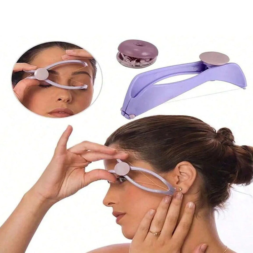 1pc-Facial Hair Removal Device, Spring Wire Makeup Tool, Facial Hair Removal Device, Cotton Thread Hair Removal Device