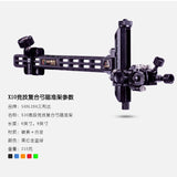Sanlida 6inch 9inch X10 Compound Bow Sight Carbon Bar Directions Adjustable Right/Left hand Archery Competition Shooting Target