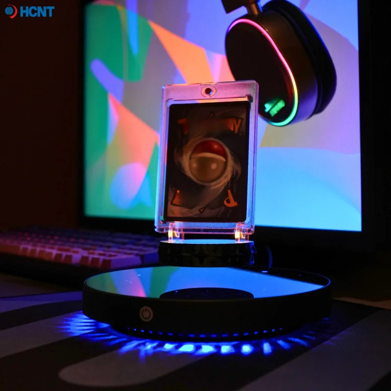 HCNT Magnetic Levitating Display Floating Meteor Lighting Base Tech Gift For Sports Cards Car Lovers Boys Teenagers Birthdays