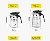 Tea cups, tea separation filters, tea brewers, household glass tea sets, cup sets, elegant cups, teapots