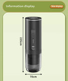 Electric Espresso Coffee Machine for Car & Home Camping Portable Coffee Maker Capsule Powder Travel 2-in-1 Wireless Coffee Maker