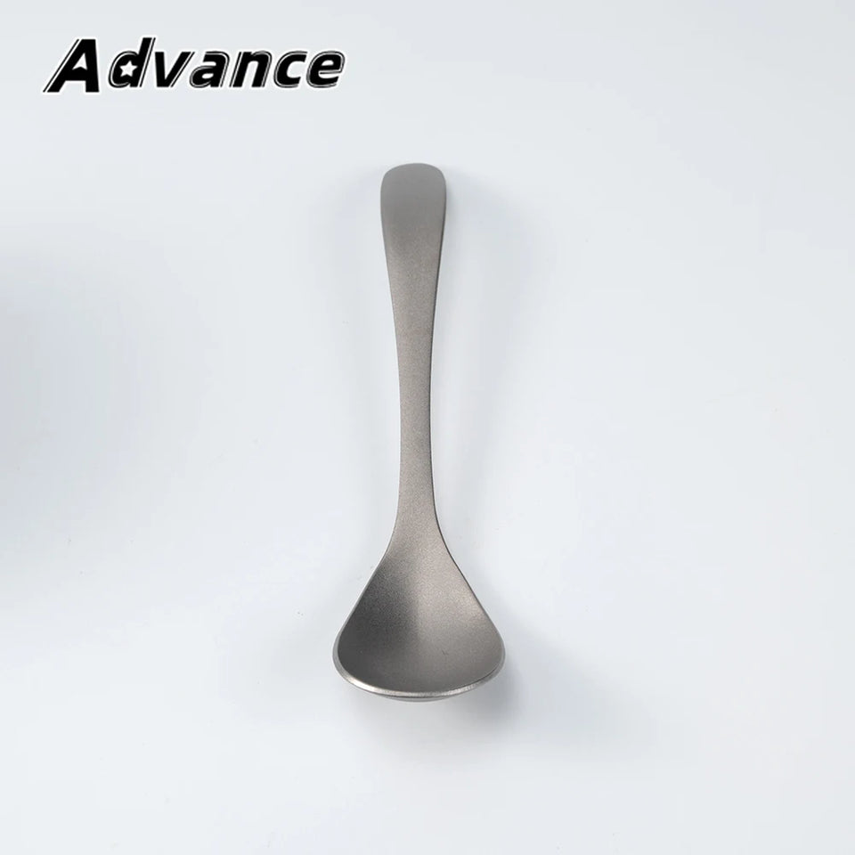 Small Size Titanium Alloy Spoon Outdoor Camping Coffee Mixing Spoon