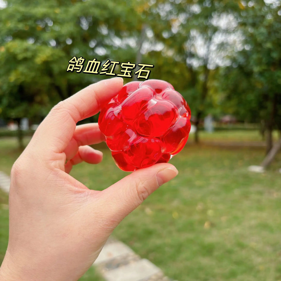 Squishy Balls Ice Beads Stress Relief Toy Super Soft Mochi Fidget Toy with Slow Rebound Texture for Adult Anxiety Relaxation