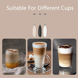 Mi Milk Frother Handheld Foam Maker For Latte Mini Whisk Coffee Cappuccino Frappe Matcha Hot Chocolate Egg Beater Drink Mixer