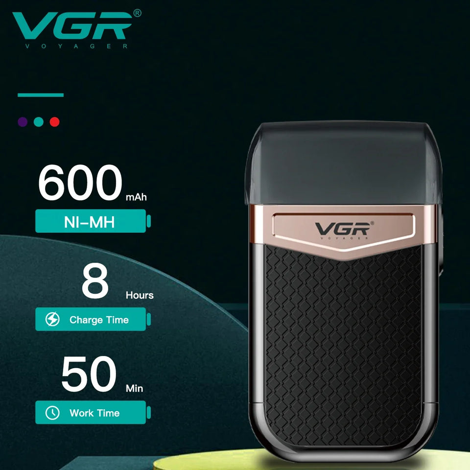 VGR Razor Electric Shaver Hair Trimmer Professional Beard Cutting Machine Foil Shaving Machine for Men V-331