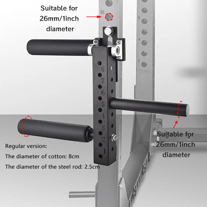 Sitting Leg Extension Device Trainer Leg Muscle Group Trainer Gym Assisted Leg Fitness Equipment Curl Machine Suitable for 16Mm/18Mm/26Mm/1Inch Aperture