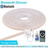 Dimmable COB LED Strip Light 220V Ra90 Waterproof 288LEDs/m Smart LED Neon Strips Flexible Ribbon Remote/Bluetooth/Wifi Control