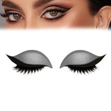Eyeshadow And Eyelash Stickers, Lazy Eye Shadow Eyelash Patch, 2-in-1 Reusable Eye Makeup Stickers Self-Adhesive Quick Makeup