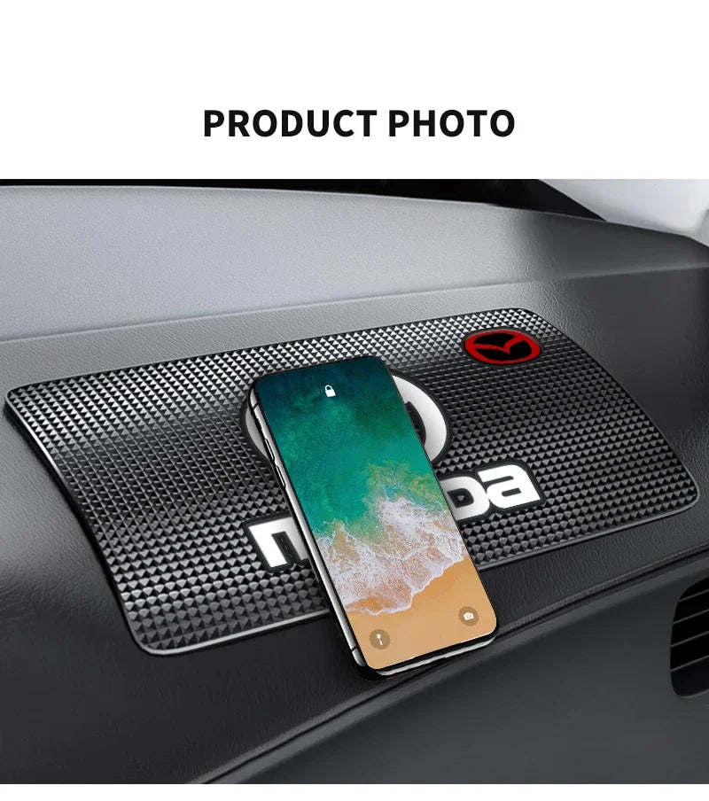1PCS Car Anti-Slip Mat Pad Rubber Mobile Sticky Dashboard Phone Stand Non-Slip Mat For MAZDA 3 BK BL 5 CR CW 6 II GH CX-7 ER MX5