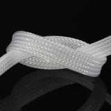 1~50M PET Expandable Cable Sleeve 4mm Tight Braided High Density Hardness Insulate Line Protect Sleeving Wire Wrap Gland Sheath