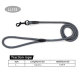 Classic Durable Dog Leashes Medium large Dog Solid Lead Rope Fashion Black Mesh Dog leash Outdoor Walking Training New Arrivals
