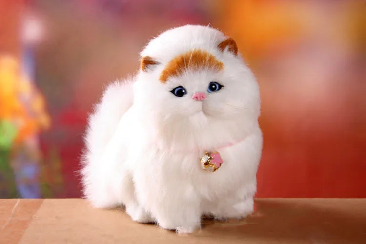 Electronic Plush Cats With Meowing Sound Lovely Decoration Animal Doll Toy Cute Electric Cat Soft Kids Pet Model For Kids Gift