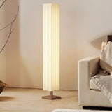 Modern Fabric Led Floor Lights for Living Room Sofa Side Decorative Wood Standing Lamps Light Bedroom Bedside Light Home Decor