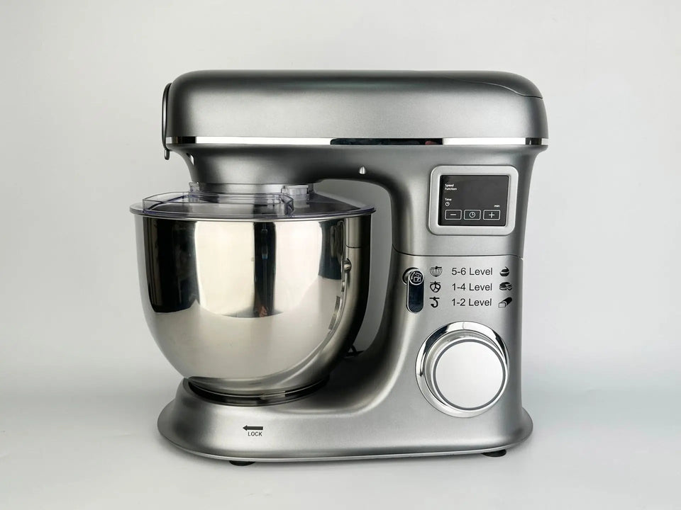 8L Multifunctional Stand Mixer Commercial & Home Use Electric Dough Kneader Juice Extractor & Meat Grinder Combo Heavy-Duty