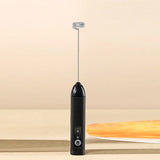 hot Electric Milk Frother Portable Egg Beater Hand Held Coffee Whisk Foam Mixer Rechargeable Kitchen Household Milk Foamer