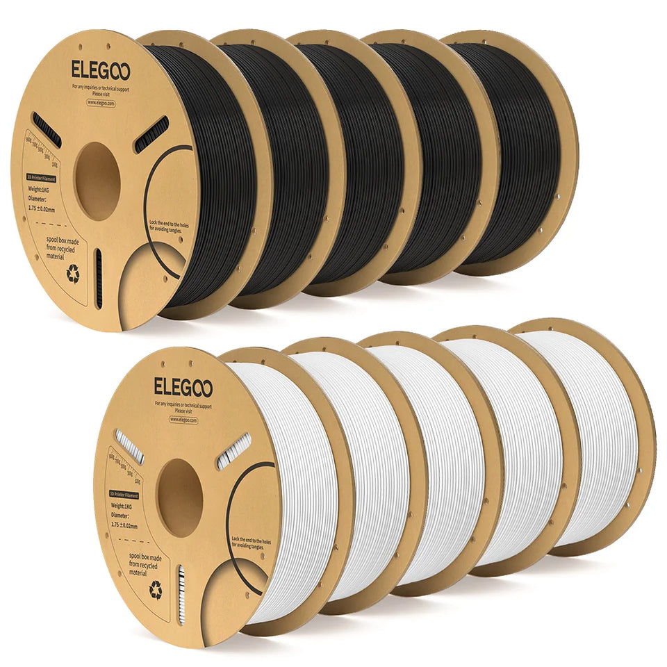 ELEGOO 2KG/4KG/5KG/10KG 1.75mm PLA Filament Plastic 3D PLA for EU US