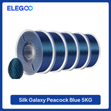 ELEGOO 5/10KG Silk Filament PLA 1.75mm 3D Printer Filament for FDM 3D Printers Elegoo PLA for Elegoo Centauri Carbon