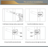 Household Invisible Door Closers Hidden Household Door Automatic Door Closers Hidden Closed Special Spring