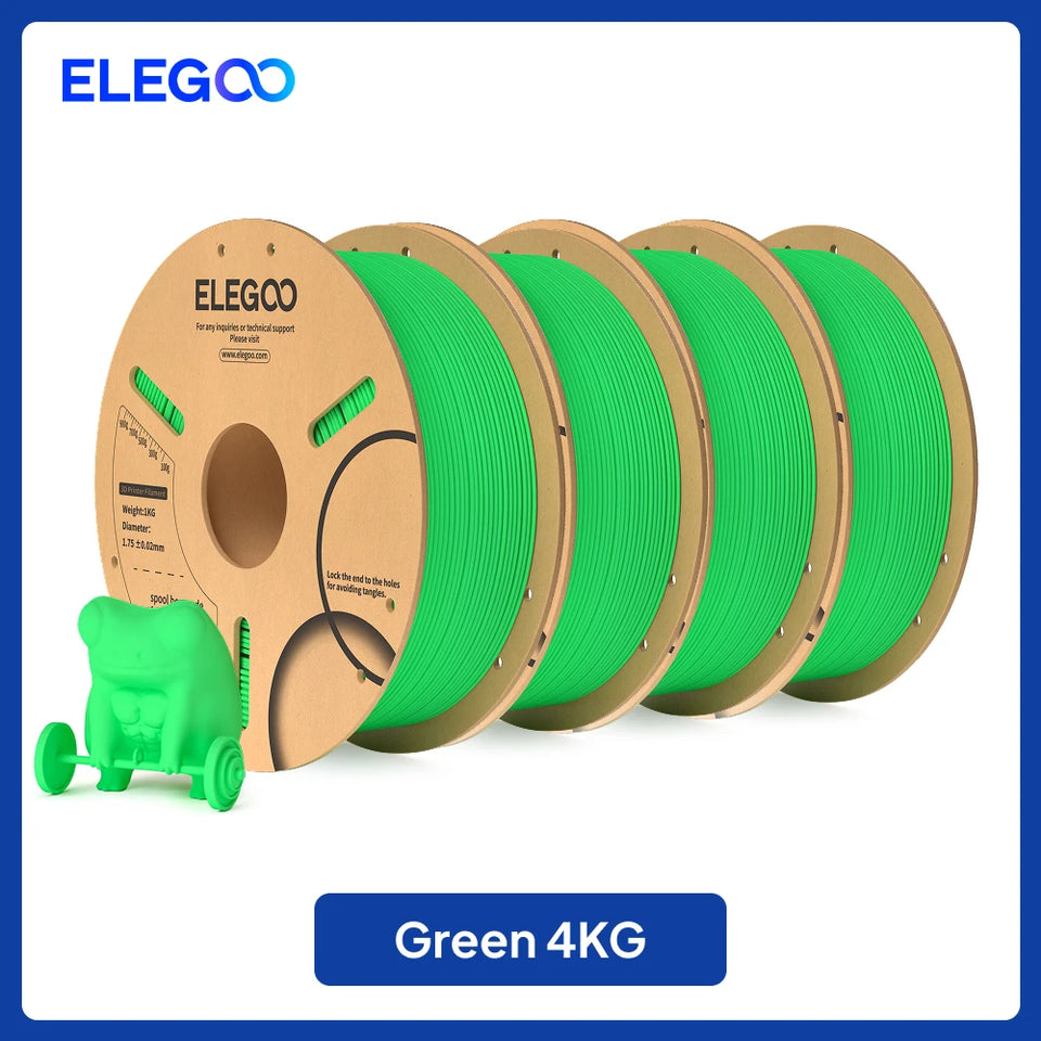 ELEGOO 2KG/4KG/5KG/10KG 1.75mm PLA Filament Plastic 3D PLA for EU US