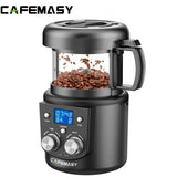 CAFEMASY Home Coffee Roaster Electric Mini No Smoke Coffee Beans Baking Roasting Machine 1400W Coffee Bean Roaster