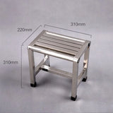 Simple Stainless Steel Stool Multi Functional Furniture Shoe Changing Stools Bath Footstool Portable Fishing Bench 걸상