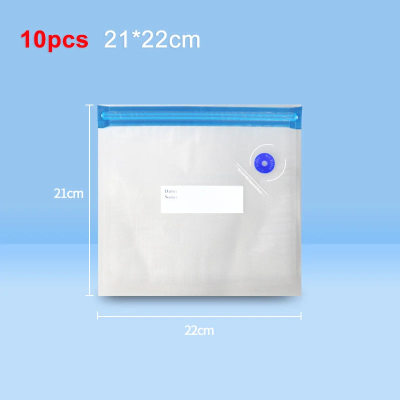 Electric Vacuum Sealer Pump Rechargeable Portable Sealing Machine Air Pump with Reusable Vacuum Sealer Bags Food Packaging Bag