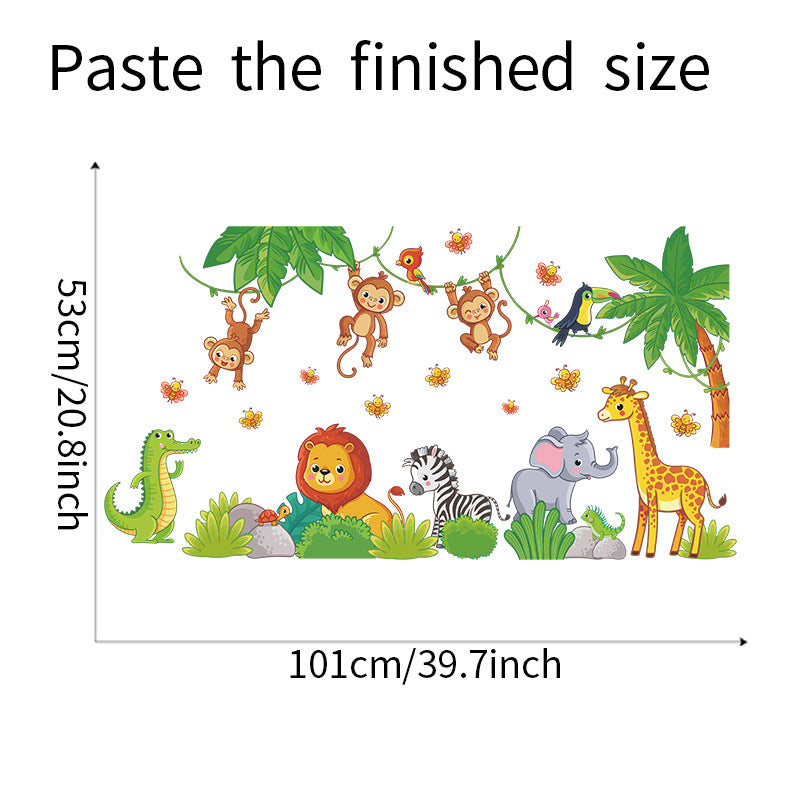 Rainbow Cloud Hot Air Balloon Children Bedroom Porch Commercial Wall Beautification Decorative Wall Stickers Room Decor