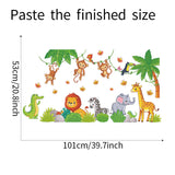 Rainbow Cloud Hot Air Balloon Children Bedroom Porch Commercial Wall Beautification Decorative Wall Stickers Room Decor