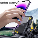 VIKEFON Motorcycle Bicycle Mobile Phone Holder for Electric Vehicle Scooter Cycling Mountain Phone Stand Handlebar Mount