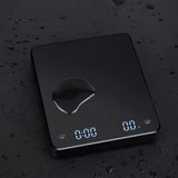 High-precision Electronic Coffee Scale with Waterproof Pad LED Display USB Timing Professional Home Coffee Accessories 3kg/5kg